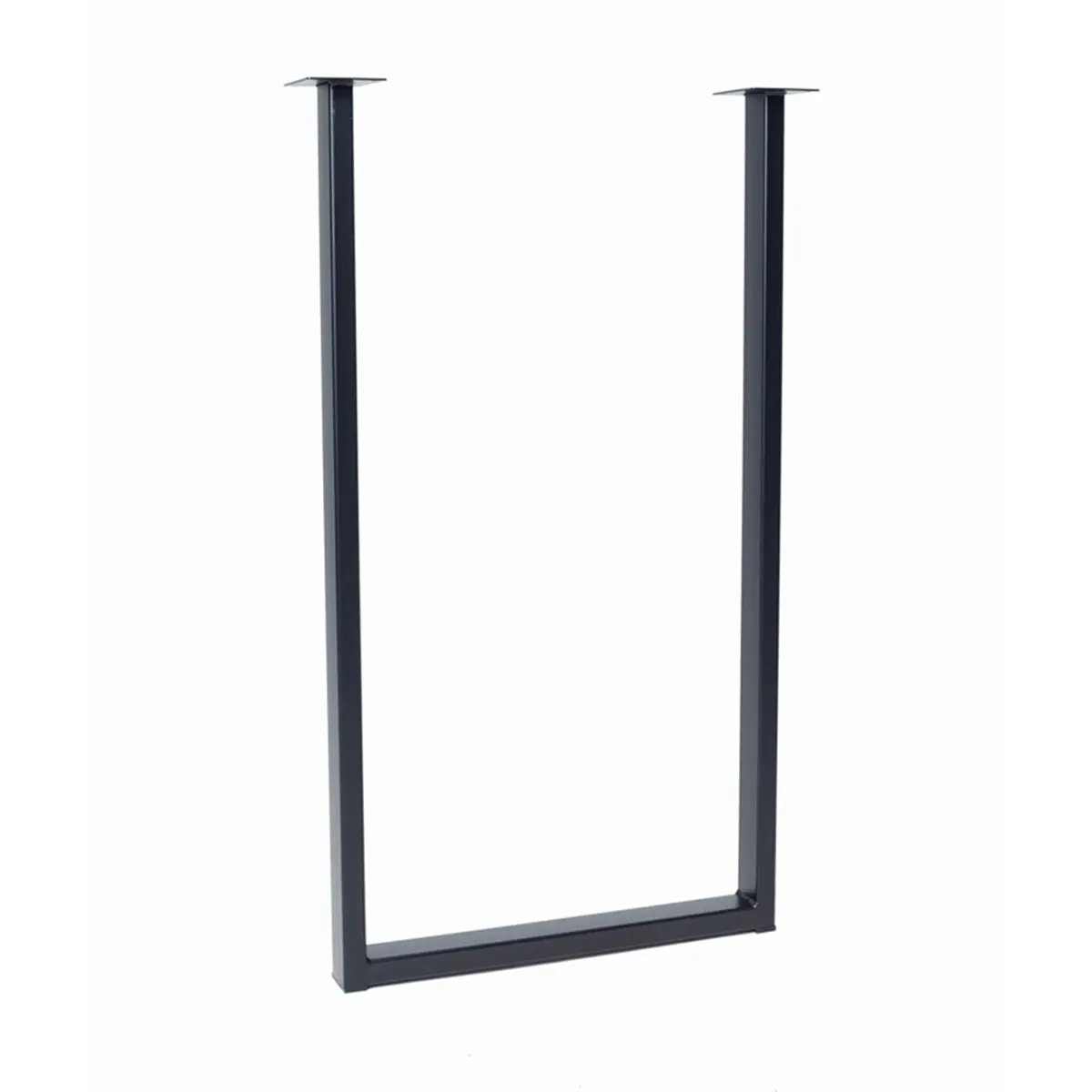 Stylish and durable metal base for the Loft table 710mm black rectangular for self-creation of furniture