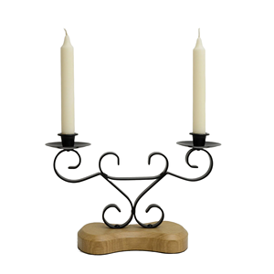 Conception étrangère en métal 9 bras or poli bougeoir pour la décoration des fêtes de mariage taille régulière disponible en gros - Product Image 2