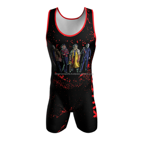 Singlet de lutte sublimé Singlet de lutte durable Singlets uniformes de lutte pour hommes - Product Image 1