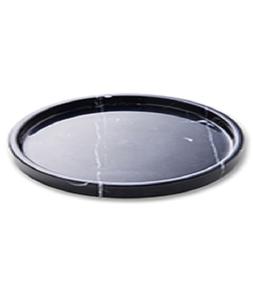 Nordic Style Green <b>round</b> Natural <b>Marble</b> Stone <b>Trays</b> New Design Resin Serving Storage Home Decoration for Bathroom or Kitchen - Product Image 1