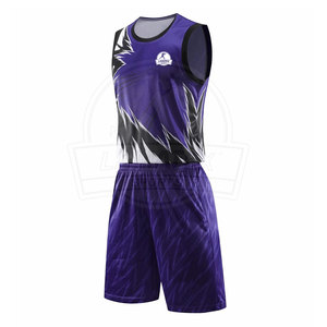 Venta Directa de Fábrica, Nueva Llegada, Jersey de Baloncesto para Hombre, Talla Grande, Transpirable, de Secado Rápido, Liso, Teñido, 100% Poliéster - Product Image 3