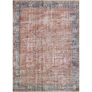 Alfombras de Lana Anudadas a Mano de Gran Tamaño, Diseño de Medallón Rojo y Naranja, para Sala de Estar o Pasillo - Pae-2371 - Product Image 1