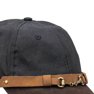 Gorra de béisbol ajustable para deportes al aire libre, gorra de béisbol de cuero puro para Otoño e Invierno para hombre, para golf informal, moda de cuero PU en relieve - Product Image 5