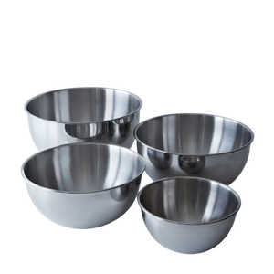 Bol de service rond en métal argenté classique pour la maison et la table d'hôtel, multi-usages pour servir des aliments et des collations - Product Image 1