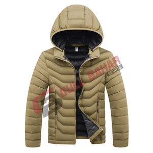Veste polaire légère imprimée OEM de haute qualité pour hommes col montant style hiver vente en gros logo personnalisé - Product Image 4