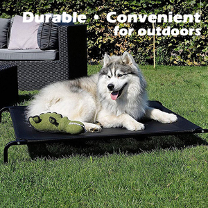 Cama Elevada Impermeable para Perros, Fuera del Suelo, Fácil de Limpiar, Uso en Interiores o Exteriores para Mascotas Pequeñas, Cama Elevada para Perros - Product Image 4