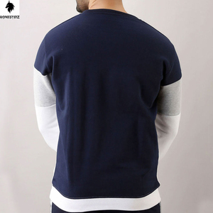 เสื้อสเวตเตอร์คอกลมผ้าฝ้ายโอเวอร์ไซส์ผ้า100% บ็อกซี่ฟิตเนสเสื้อมีฮู้ดเสื้อมีฮู้ดเสื้อสเวตเชิ้ตพิมพ์ลายแบบสั่งตัดไหล่ปล่อยน้ำหนักพาดไหล่ - Product Image 4