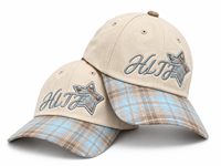 Casquettes de baseball unies en coton à 6 panneaux, ajustables, vierges, pour impression de logo personnalisé, vente en gros, promotionnelles, unisexe, motif pois léopard, DIY
