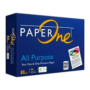 Orijinal PaperOne A4 kağıt bir mektup boyutu/yasal boyut beyaz ofis kağıdı
