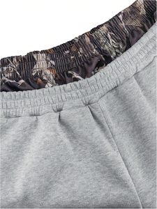 Pantalones Deportivos Elásticos para Hombre, de Doble Cintura, con Parches, Pierna Ancha, Estilo Vintage, Pantalones y Pantalones de Chándal para Hombre - Product Image 2