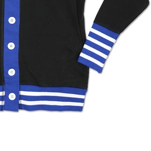 High Quality Acrylic Cardigans for Sororities Fraternities OEM Design Customizable Fabric Knitted Logo Patchwork Sweaters - Product Image 2