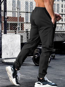 Pantalones Deportivos para Hombre con Bolsillos con Cremallera, Pantalones Deportivos Elásticos y Ligeros para Correr, Pantalones Deportivos Transpirables para Hombre - Product Image 3