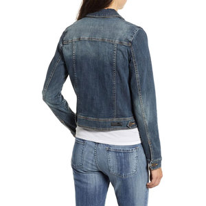 Top Selling Women Jeans Jacket Button Closure Casual Fashion Women Jeans Jacket For Online Sale Winter Wear - Product Image 3