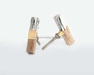 Nouveau moderne marbre laiton armoire tiroir tirer décoratif armoire placard porte poignée armoire matériel poignées meubles bouton - Product Image 6