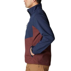 Soft Shell Hooded Stand Collar Casual <b>Camouflage</b> Zipper Unisex Autumn Windbreaker Outdoor Jacket - Product Image 3