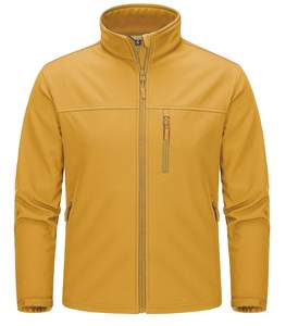 Chaqueta de 12 colores personalizada para hombre, chaqueta de lana ligera, abrigo de trabajo a prueba de viento, chaqueta de senderismo impermeable de concha suave - Product Image 6