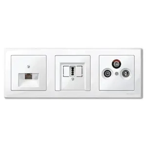 Per Schneider Electric MTN478319: Cornice di copertura per dispositivi di commutazione domestici e connettori audio/video - Product Image 1