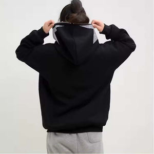 Fabricant personnalisé Sun Faded Full Face Zipper French Terry Streetwear lavage à l'acide 500gsm hommes Heavyweight Rhinestone Hoodie - Product Image 2