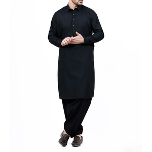 Salwar Kameez indien pakistanais pour hommes, ensembles à bas prix, sans plis, séchage rapide, haute qualité, personnalisable, vêtements décontractés toutes saisons - Product Image 1
