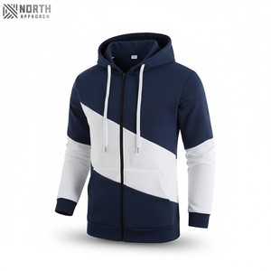 Haute qualité 500 Gsm poids lourd hiver couleur unie Sublimation 100% coton survêtement meilleure vente vêtements de sport survêtement pour hommes - Product Image 5