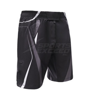 Pantalones cortos MMA de tacto suave hechos en Pakistán Pantalones cortos MMA de alta calidad Material duradero Pantalones cortos MMA para la venta - Product Image 1