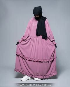 Abaya Elegante y Modesta de Corte Recto para Mujer, Ropa Islámica, Manga Larga Premium, Pedidos al por Mayor, Fabricante - Product Image 3