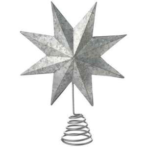 Galvanized Christmas <b>Hanging</b> <b>Star</b> Decoration - Product Image 3