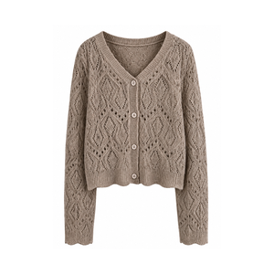 Fabricant de pulls en tricot chauds pour femmes, marque personnalisée - Product Image 2