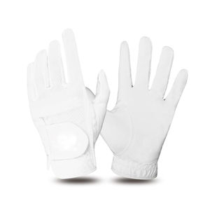 Gants de golf blancs pour hommes droitiers, avec grip antidérapant, pour temps chaud et humide, vêtements de sport, fabricant de gants respirants - Product Image 1