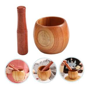 3 uds tarro de ajo molinillo de mano trituradora herramienta de picadora tazón de molienda triturador de ajo picadora Maja tazón agitador de cóctel - Product Image 6