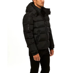 Chaqueta Acolchada Unisex de Invierno, Diseño Nuevo, Cálida, para Exteriores, con Capucha, Logotipo Frontal, Impermeable y Resistente al Viento, para Adultos, Superventas - Product Image 5