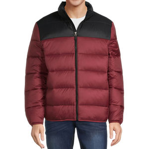 Veste matelassée coupe-vent à col roulé pour homme, de haute qualité, chaude, imperméable et respirante, personnalisable avec logo, vente en gros OEM, idéale pour l'hiver - Product Image 4