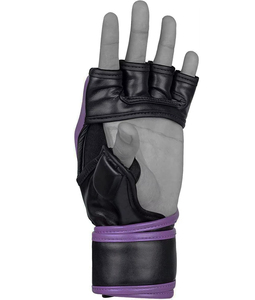 Gants de MMA professionnels en cuir PU, durables, flexibles, avec sangle de poignet réglable, évacuation de l'humidité, équipement de MMA pour la performance et la sécurité - Product Image 4
