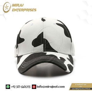 กีฬากลางแจ้งหมวกStreetwearน่ารักคู่เบสบอลหมวกGorrasฤดูร้อนสีดําสีขาววัวพิมพ์Hip Hopหมวกสําหรับผู้ชายผู้หญิง