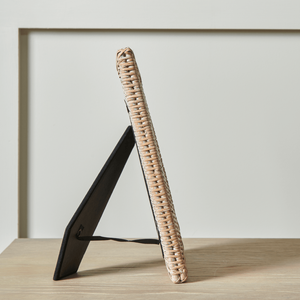 NOUVEAU ARRIVÉ Cadre photo en rotin fabriqué à la main | Cadre photo naturel fait à la main 100% écologique pour le salon et la chambre à coucher - Product Image 2