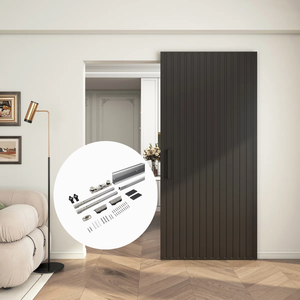 Système de quincaillerie SS304 en gros <span class=keywords><strong>Rail</strong></span> de <span class=keywords><strong>porte</strong></span> caché Portes coulissantes en bois magiques invisibles sans <span class=keywords><strong>rail</strong></span> pour <span class=keywords><strong>porte</strong></span> de poche miroir - Product Image 4