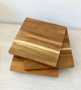 Posavasos de madera Posavasos de taza de té de madera personalizado de calidad superior Posavasos Logotipo personalizado Diseño aceptado - Product Image 1