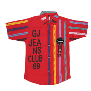 Camisa Casual para Niños - Roja - Product Image 1