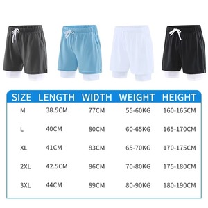 Short d'entraînement respirant en coton 100% pour hommes, séchage rapide, basket-ball d'été, course à pied, short décontracté en maille, taille élastique - Product Image 5