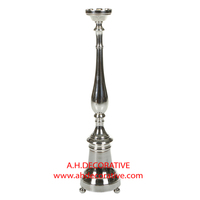 Support de bougie décoratif fait à la main, finition argentée de haute qualité, candélabre de conception antique de la meilleure qualité à vendre