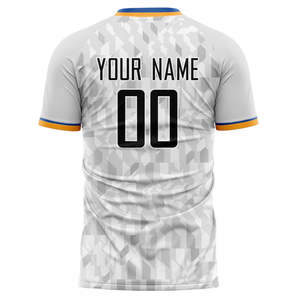 Camiseta de Fútbol Personalizada para Equipo, Ropa Deportiva Masculina de Secado Rápido, Camiseta de Fútbol de Poliéster Sublimado con Impresión de Nombre y Número - Product Image 3