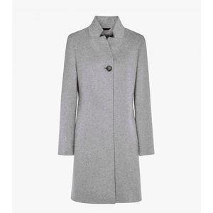 Gabardina Larga Vintage para Mujer con Cinturón |   Lana 100% de Alta Calidad |   Venta al por Mayor OEM/ODM - Product Image 3