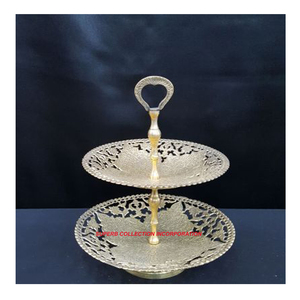 Support pour bol à chocolat en laiton doré à trois étages Offre Spéciale - Product Image 2