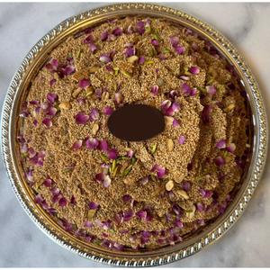 Decoración de mesa de diseño elegante Bandeja de chocolate Bandeja de metal de aluminio de Calidad exclusiva con asa Soporte de postre para fiestas de boda - Product Image 4