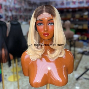 วิกผมหน้าผากโปร่งใสแบบขายส่ง ผมแท้เวียดนาม ความหนาแน่นสูง ไม่ต้องใช้กาว สำหรับผู้หญิงผิวสี ทรงผมแบบเลเยอร์ - Product Image 2