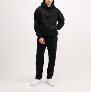 Logotipo personalizado de calidad superior 100% algodón Puff impresión 450gsm sudaderas con capucha Casual hombres pulóver Sudadera con capucha - Product Image 5