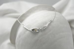 Silver <b>Lily</b> Necklace 925 Sterling Silver Delicate Single <b>Lily</b> Silver Necklaces Jewellery Gift for Wife, <b>Love</b>, Bride Wear - Product Image 2