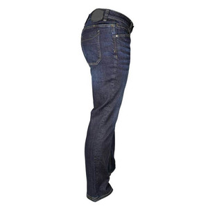 Jeans de Mezclilla para Hombre, Corte Recto, Lavado a la Piedra, Cintura Alta, Cierre de Botones, Estilo Casual, Algodón de Peso Medio, Acabado Lavado - Product Image 4