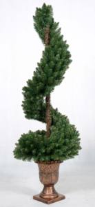 Artificial Christmas <b>Tree</b> Base Garland – Green & Snowy Pine Base Decoration with <b>LED</b> Lights 180/270/300cm - Product Image 2