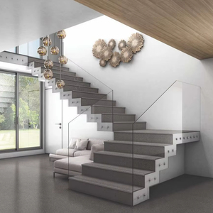 Azulejos escalonados y elevadores | Azulejos de escalera de porcelana cerámica de 200x900mm para diseño exterior e interior - Product Image 1